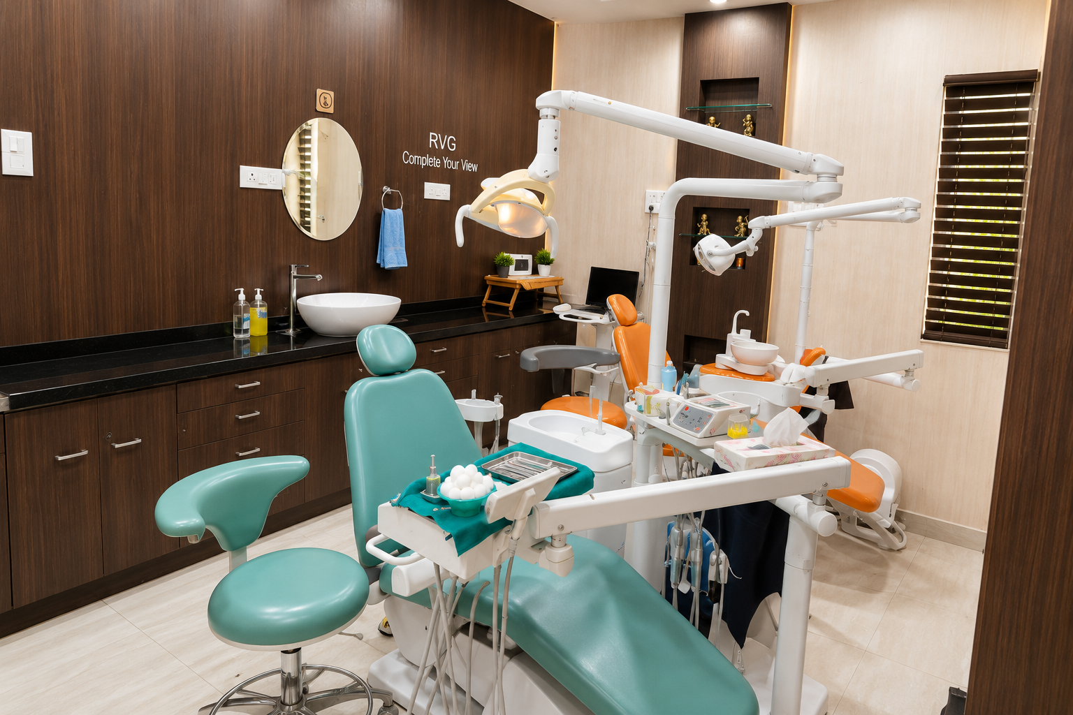 kodgi Dental Clinic interior at Gandhi Chowk Latur
